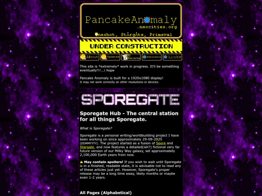 sporegate/hub screenshot