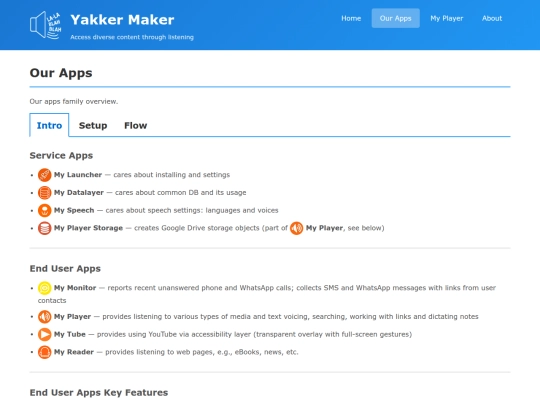 our-apps screenshot
