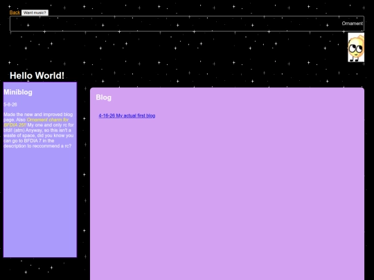 bloghome screenshot