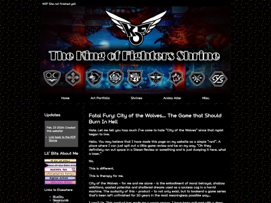 Website screenshot
