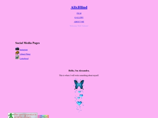 aboutme screenshot