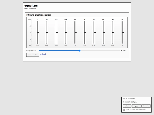 equalizer screenshot