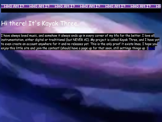 aboutme screenshot
