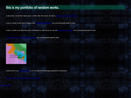 beta/portfolio screenshot