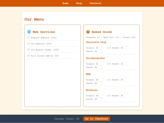 Website screenshot