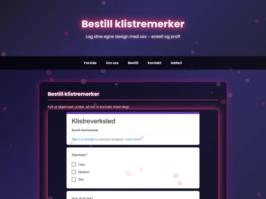 Website screenshot