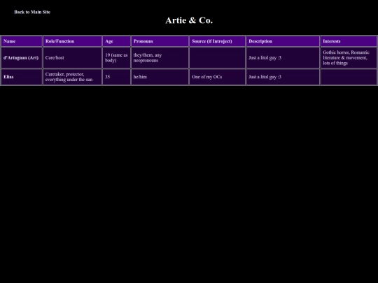 system screenshot