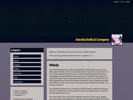 Website screenshot