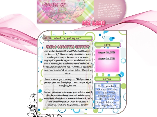 blogging screenshot