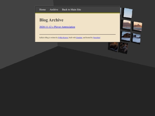archive screenshot