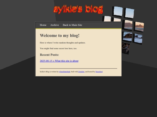 blog screenshot