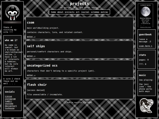 projects screenshot
