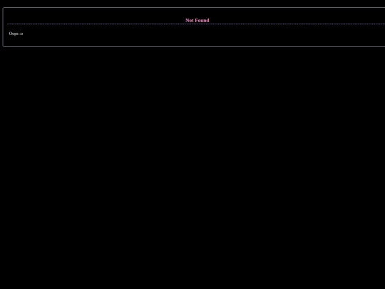 not_found screenshot