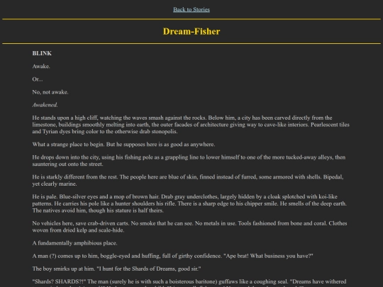 Stories/DreamFisher01 screenshot