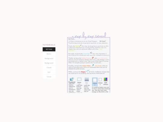 tutorials screenshot