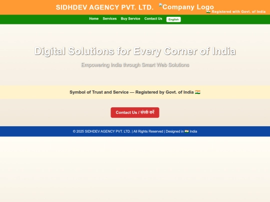 Website screenshot