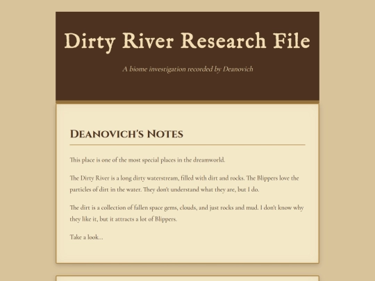 dirty-river screenshot