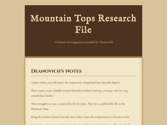 mountain-tops screenshot