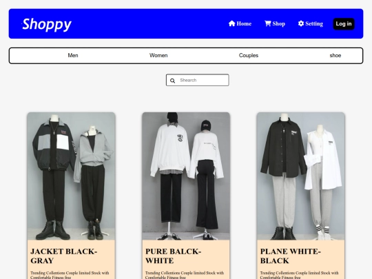 Shoppe/project shop/couple screenshot