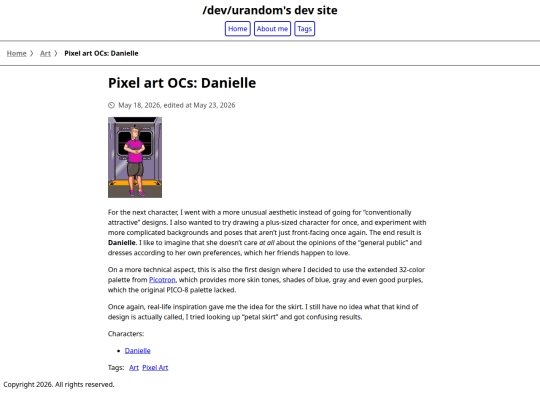art/danielle screenshot