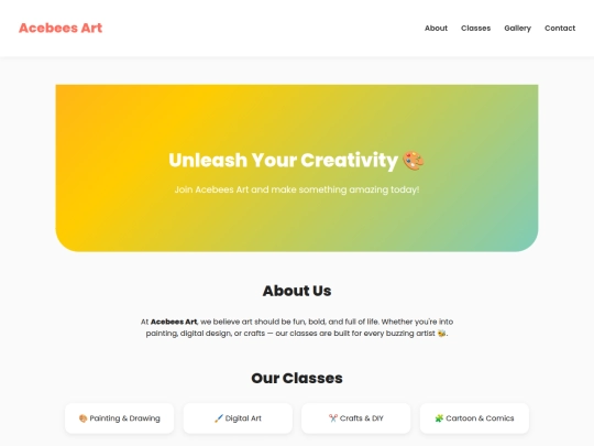 Website screenshot