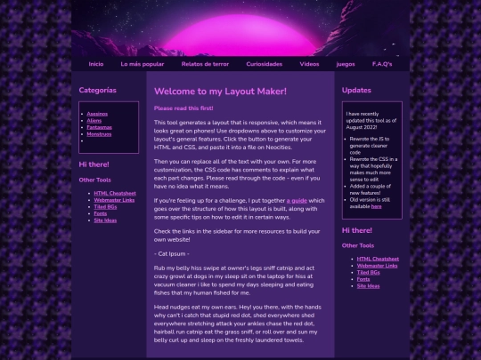Website screenshot