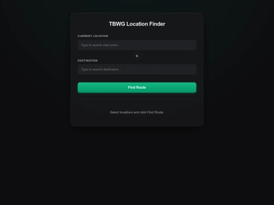 tbwgmapsystem screenshot