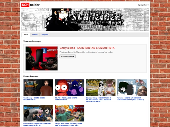 Youtube screenshot