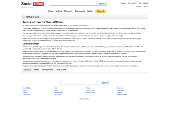 terms screenshot
