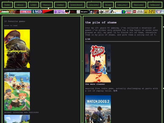 games screenshot
