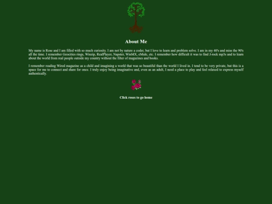 pages/aboutme screenshot