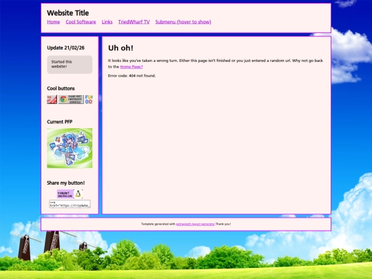 Website screenshot