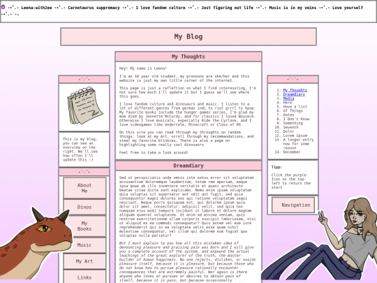 blog screenshot