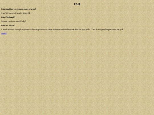 FAQ screenshot