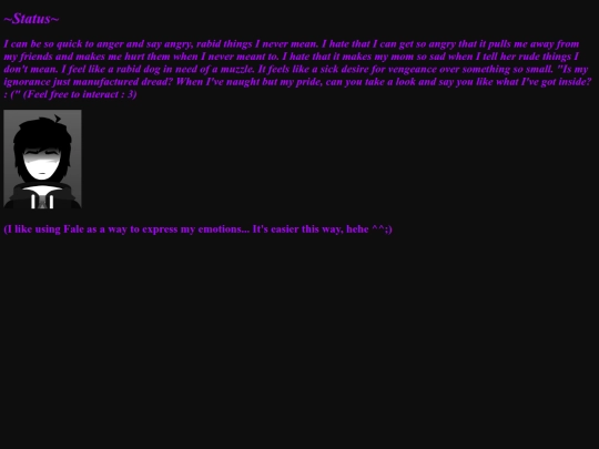 Status screenshot