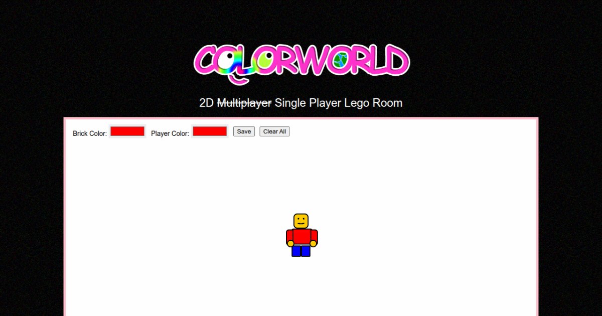 2D Single Player Lego Room