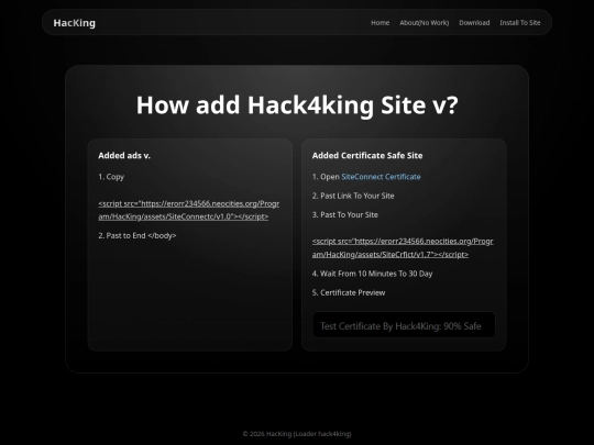 Program/HacKing/SiteConnect screenshot