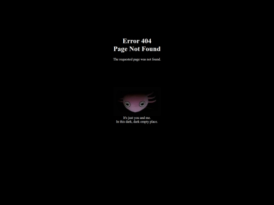 Error screenshot