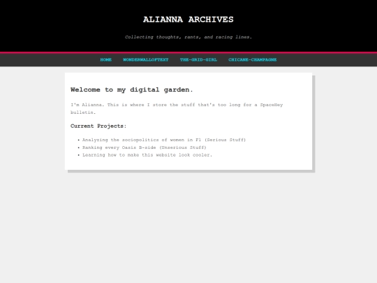 Website screenshot