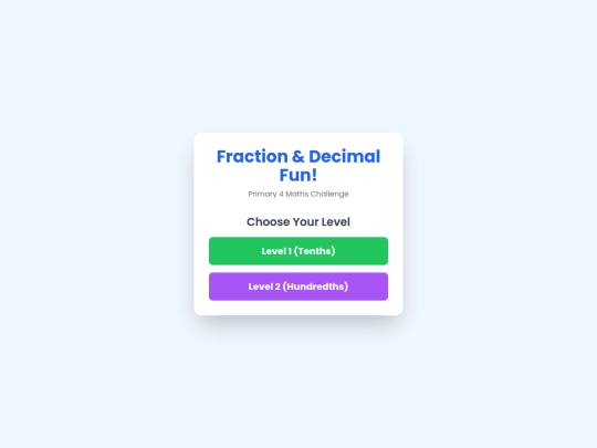 decimalsfractions screenshot