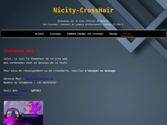 contact screenshot