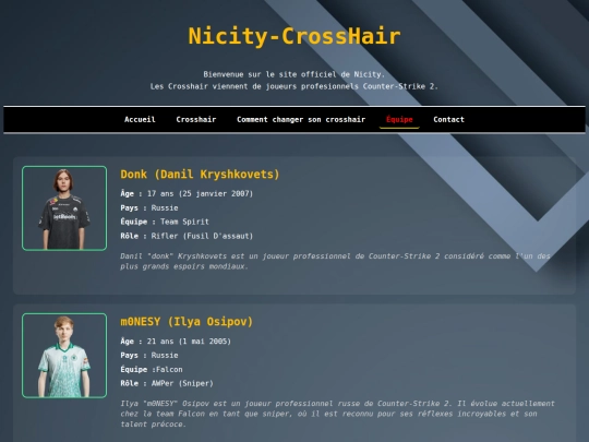 equipe screenshot