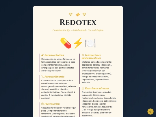 farmacos/redotex screenshot