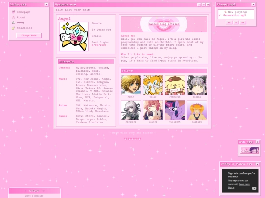 pages/about screenshot