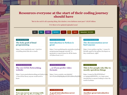resources screenshot