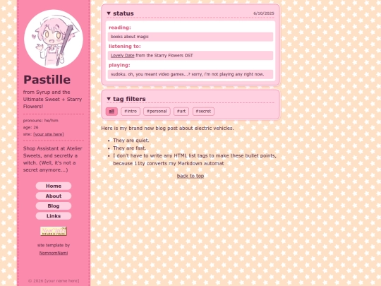 Website screenshot