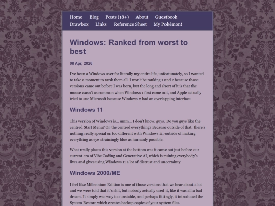Website screenshot