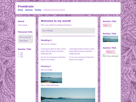 Website screenshot