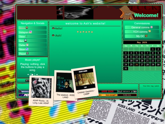 ASH website screenshot
