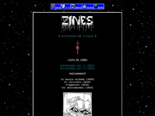 zines screenshot